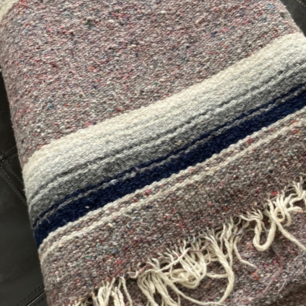 Rustic warm blanket